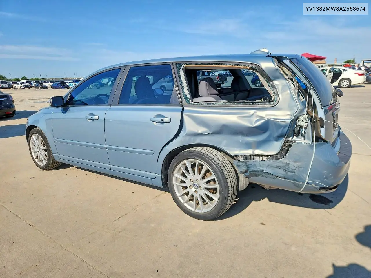 2010 Volvo V50 2.4I VIN: YV1382MW8A2568674 Lot: 55215136