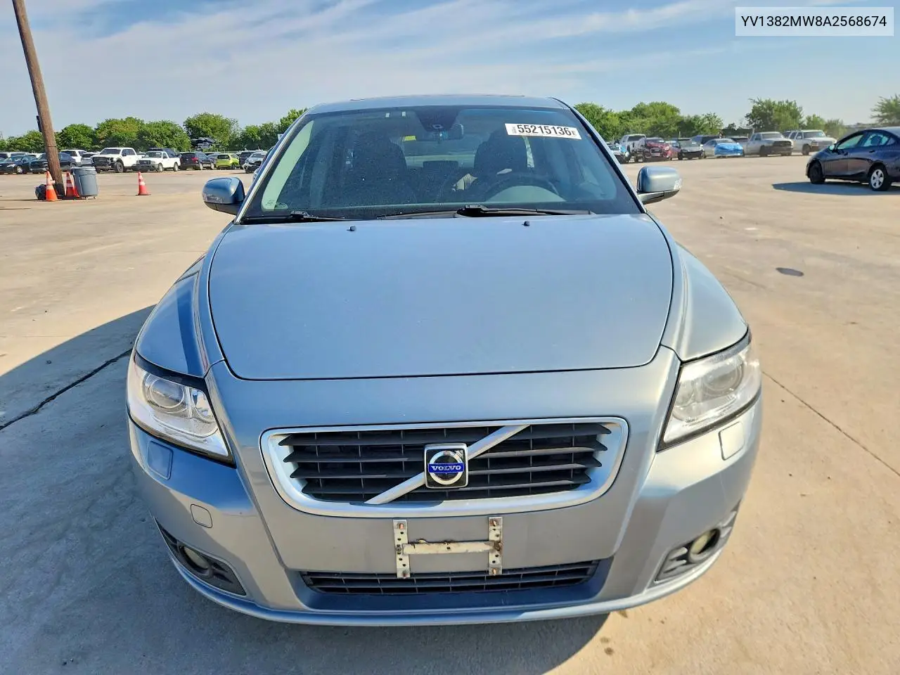 2010 Volvo V50 2.4I VIN: YV1382MW8A2568674 Lot: 55215136