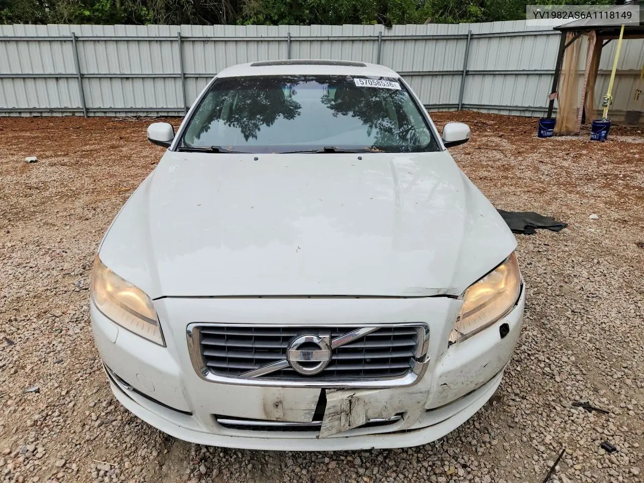 2010 Volvo S80 3.2 VIN: YV1982AS6A1118149 Lot: 57058536