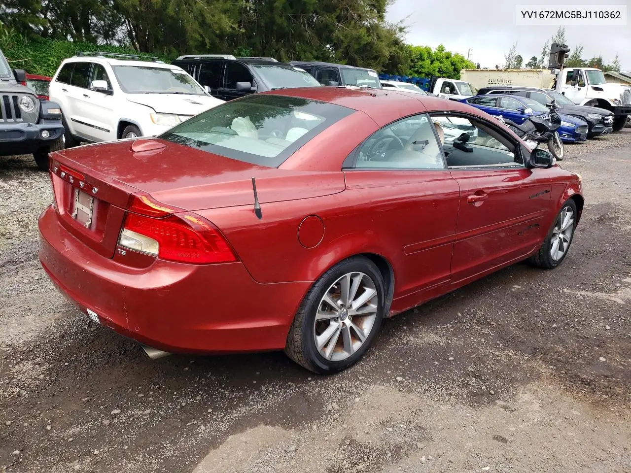 2011 Volvo C70 T5 VIN: YV1672MC5BJ110362 Lot: 53964986