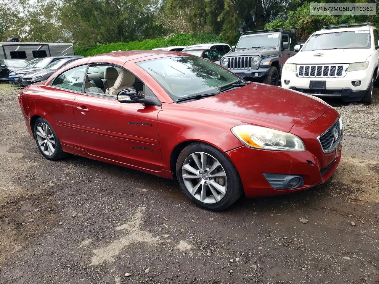 2011 Volvo C70 T5 VIN: YV1672MC5BJ110362 Lot: 53964986