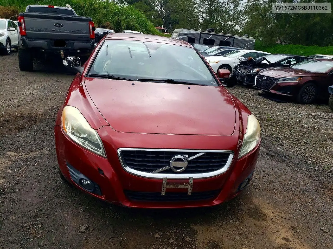 2011 Volvo C70 T5 VIN: YV1672MC5BJ110362 Lot: 53964986