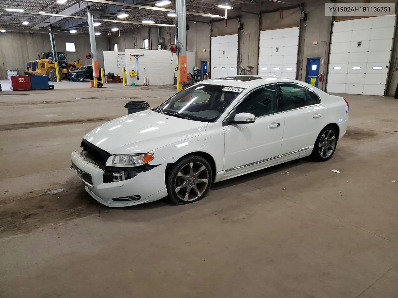 2011 Volvo S80 T6 VIN: YV1902AH1B1136751 Lot: 54724186