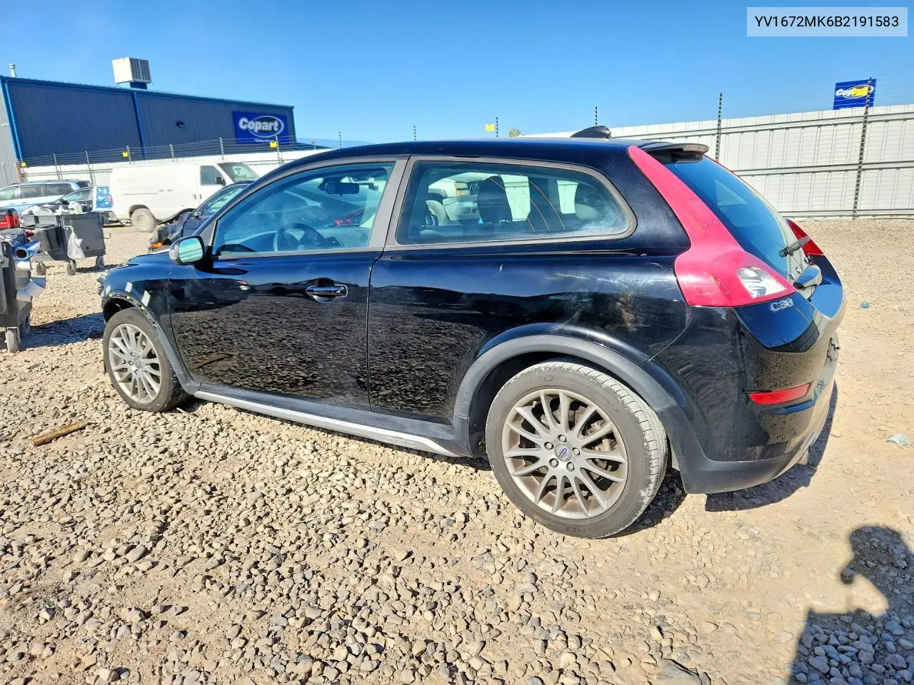 2011 Volvo C30 T5 VIN: YV1672MK6B2191583 Lot: 56094256