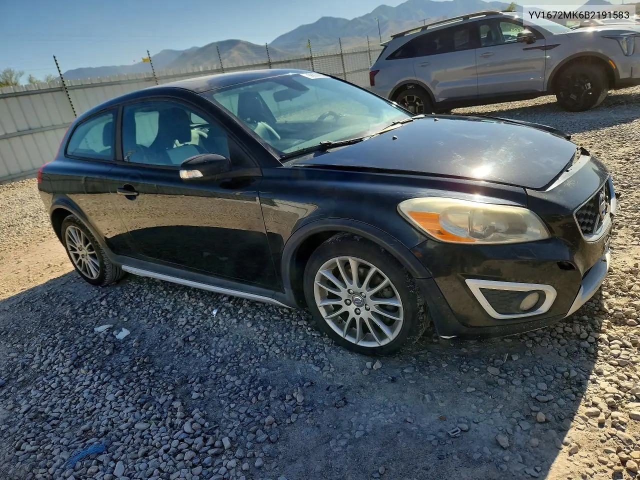 2011 Volvo C30 T5 VIN: YV1672MK6B2191583 Lot: 56094256