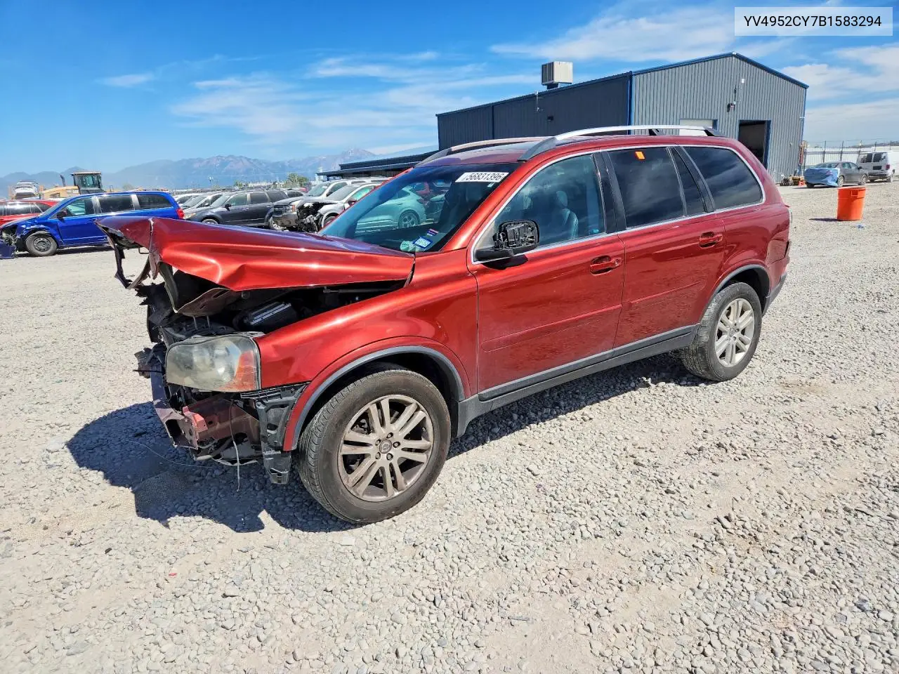 2011 Volvo Xc90 3.2 VIN: YV4952CY7B1583294 Lot: 56831396