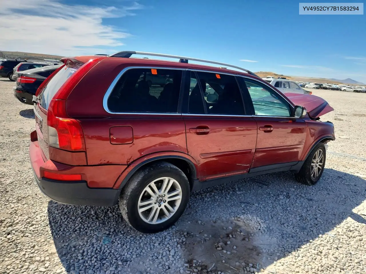2011 Volvo Xc90 3.2 VIN: YV4952CY7B1583294 Lot: 56831396