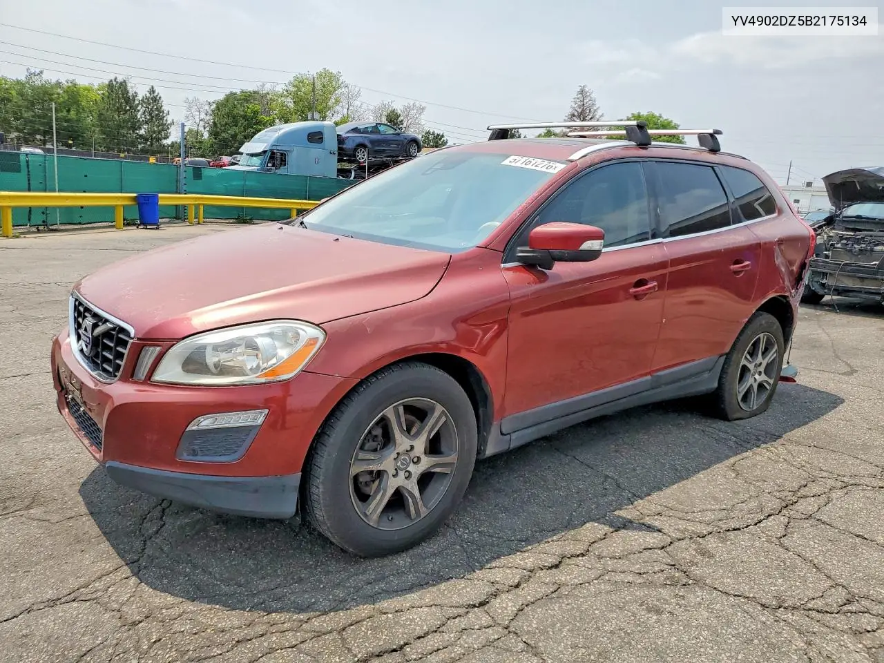 2011 Volvo Xc60 VIN: YV4902DZ5B2175134 Lot: 57161276