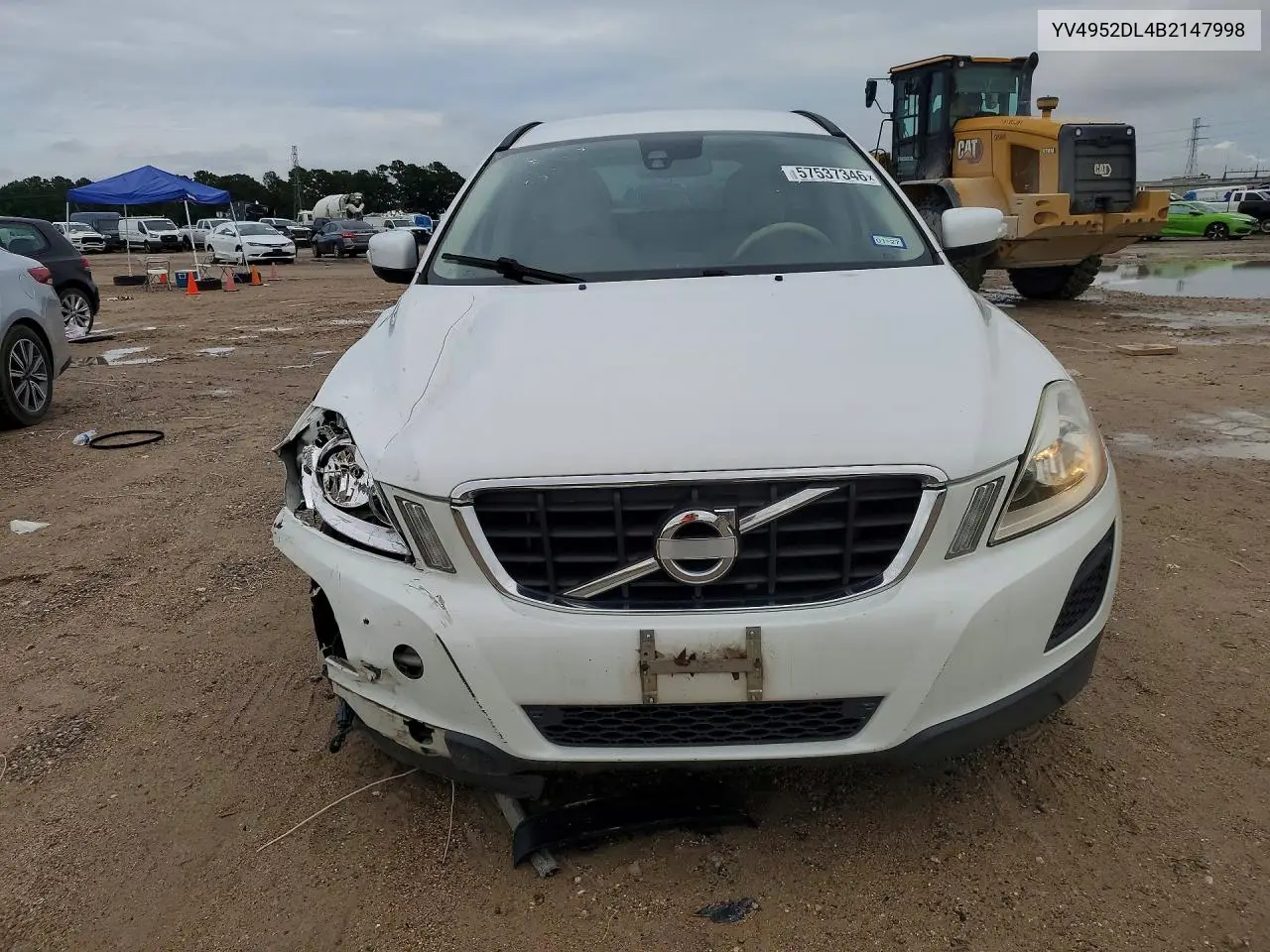 2011 Volvo Xc60 3.2 VIN: YV4952DL4B2147998 Lot: 57537346
