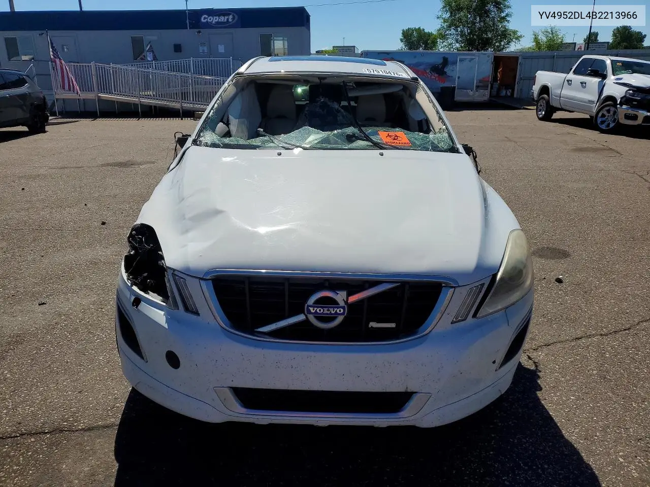 2011 Volvo Xc60 3.2 VIN: YV4952DL4B2213966 Lot: 57910476