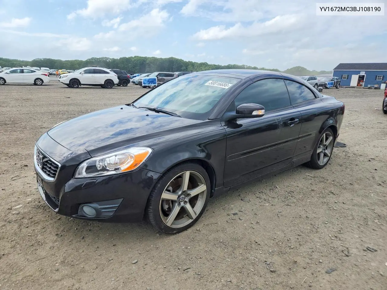 2011 Volvo C70 T5 VIN: YV1672MC3BJ108190 Lot: 58016686