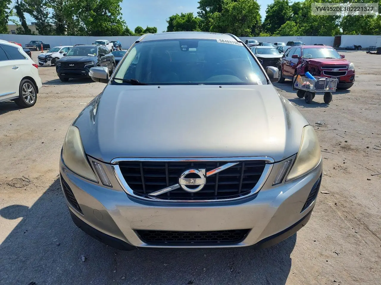 2011 Volvo Xc60 3.2 VIN: YV4952DL3B2221377 Lot: 58403796