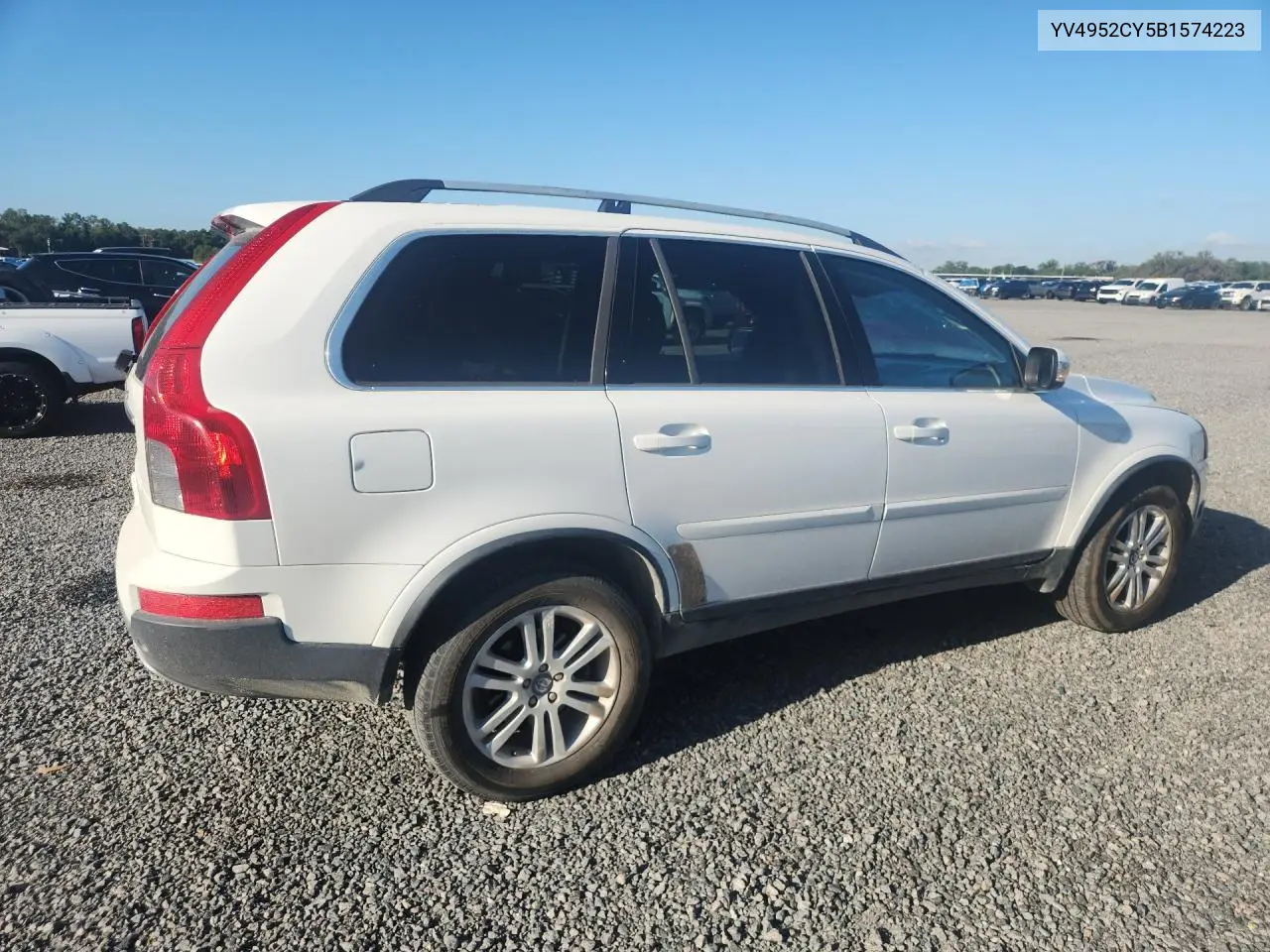 2011 Volvo Xc90 3.2 VIN: YV4952CY5B1574223 Lot: 58461346