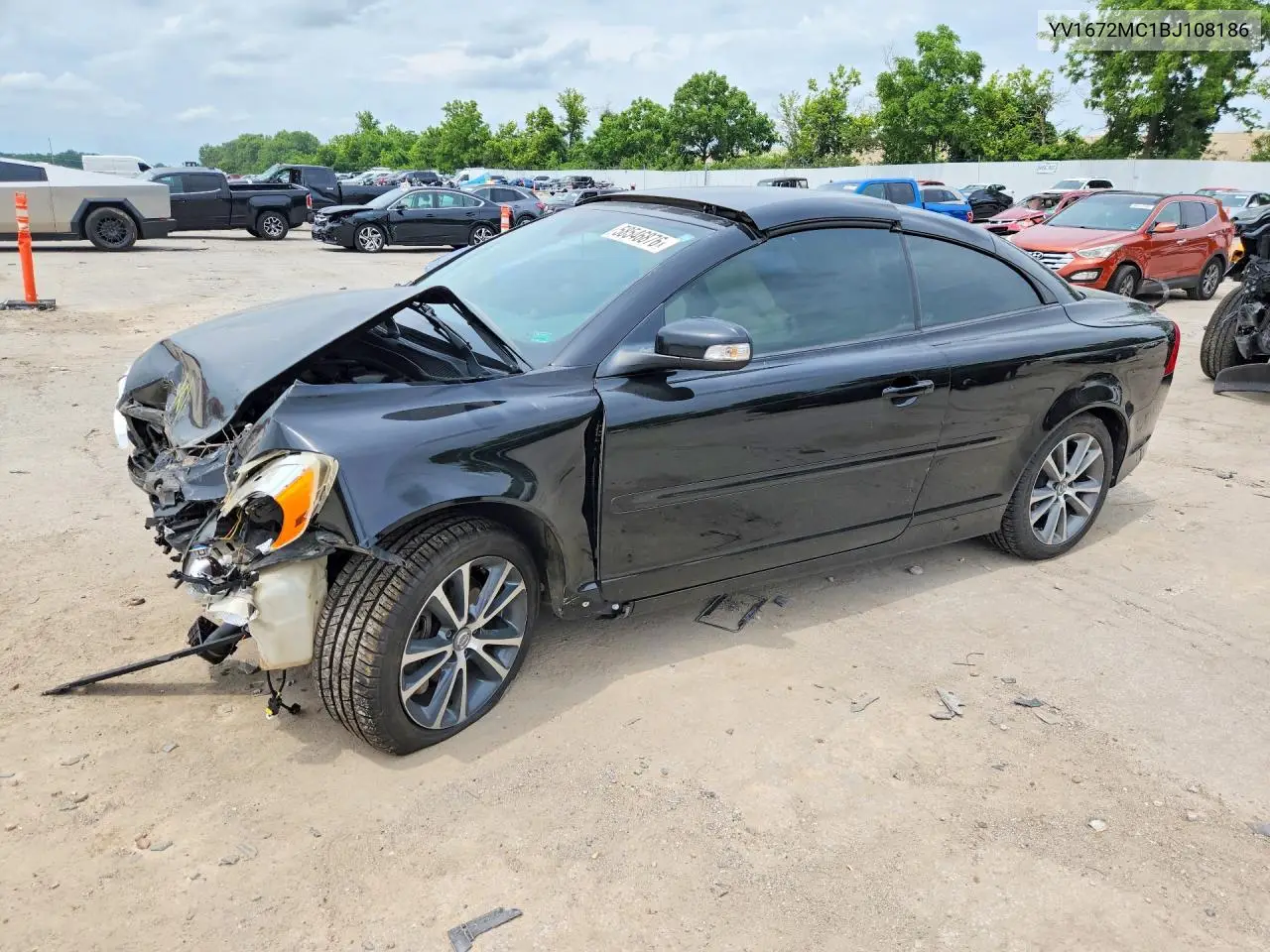 2011 Volvo C70 T5 VIN: YV1672MC1BJ108186 Lot: 58546876