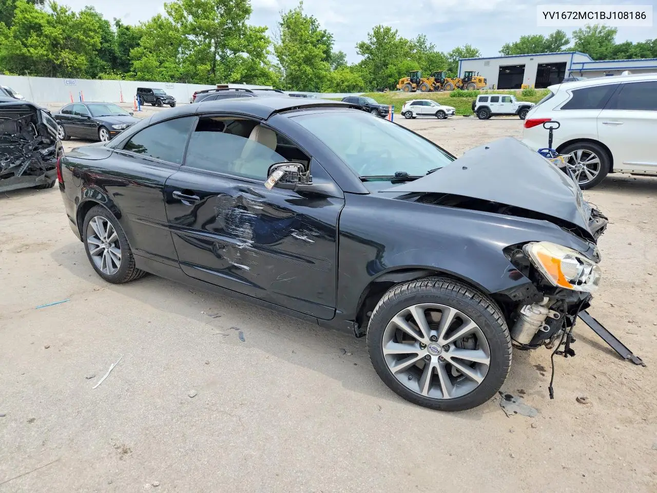 2011 Volvo C70 T5 VIN: YV1672MC1BJ108186 Lot: 58546876