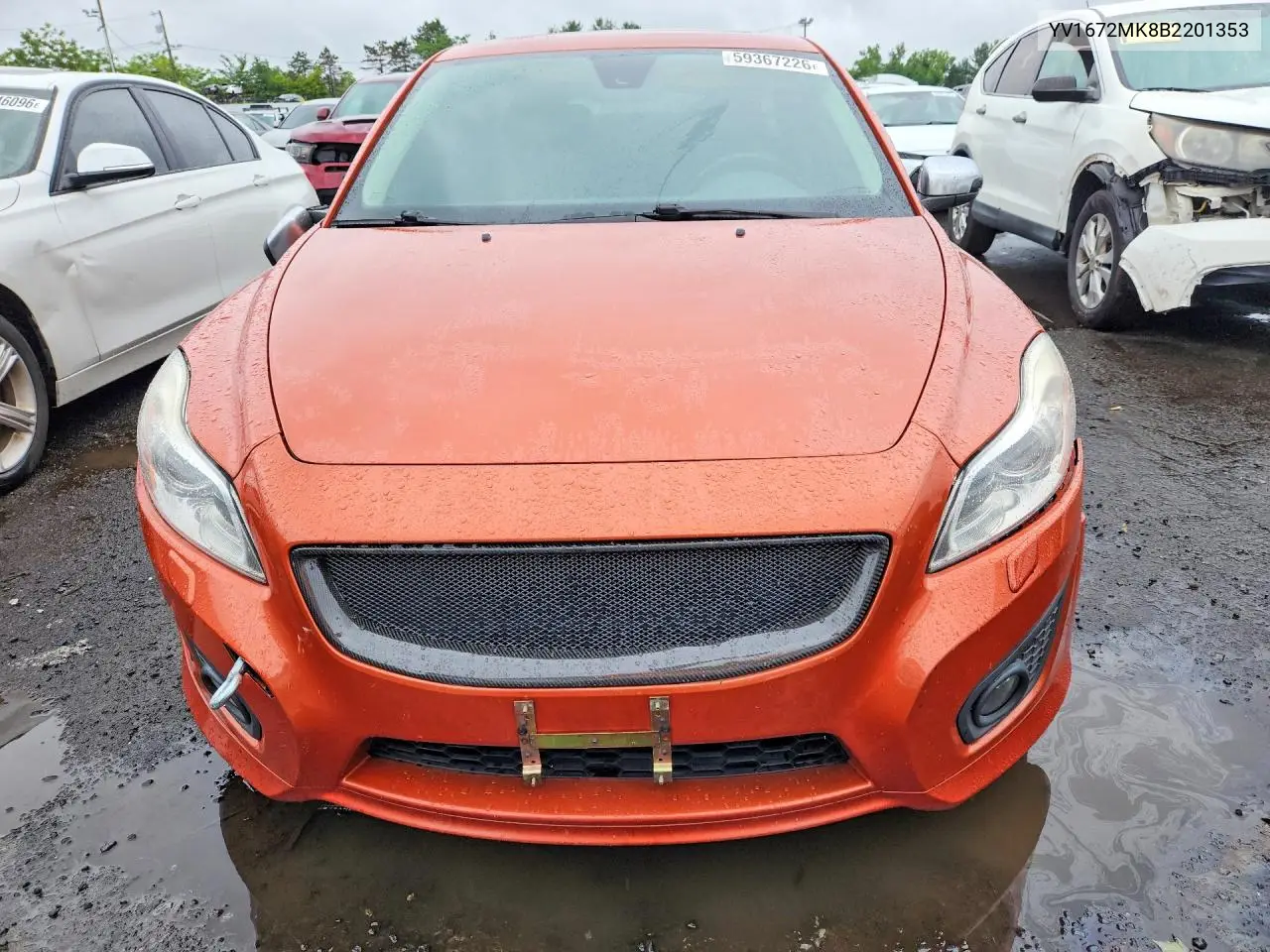 2011 Volvo C30 T5 VIN: YV1672MK8B2201353 Lot: 59367226