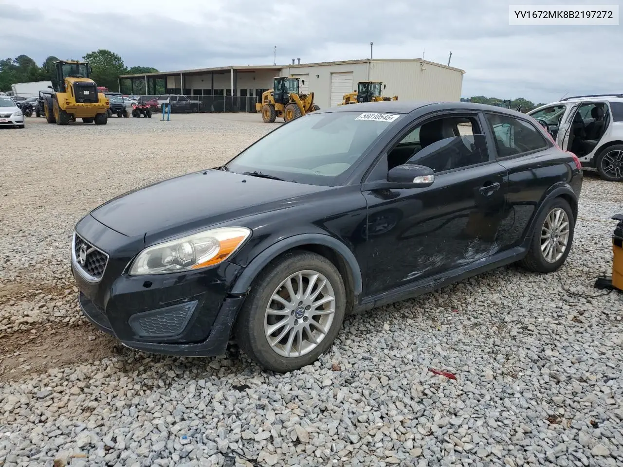 2011 Volvo C30 T5 VIN: YV1672MK8B2197272 Lot: 75644875