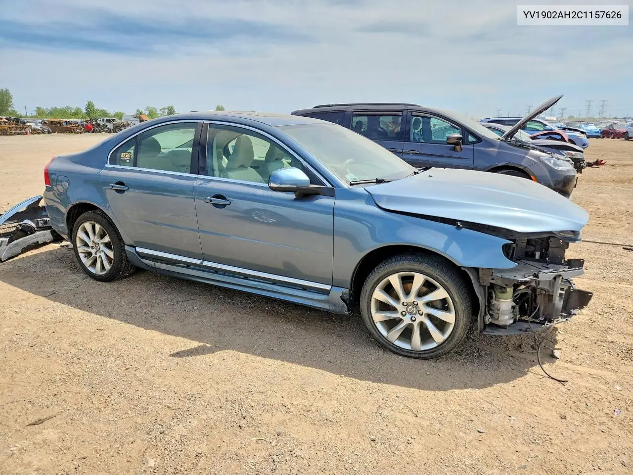 2012 Volvo S80 T6 VIN: YV1902AH2C1157626 Lot: 54921246