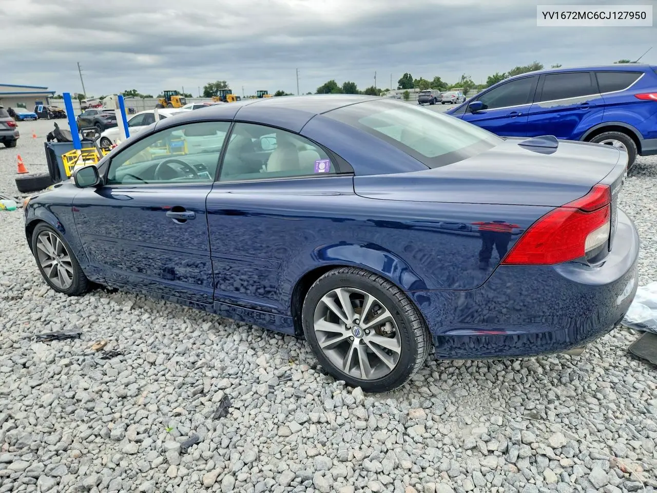 2012 Volvo C70 T5 VIN: YV1672MC6CJ127950 Lot: 56176656