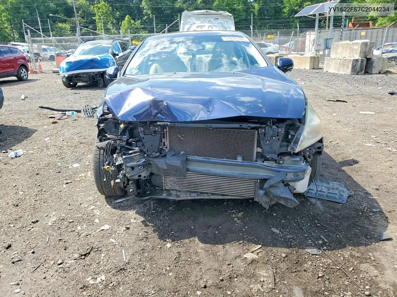 2012 Volvo S60 T5 VIN: YV1622FS7C2044234 Lot: 57036186