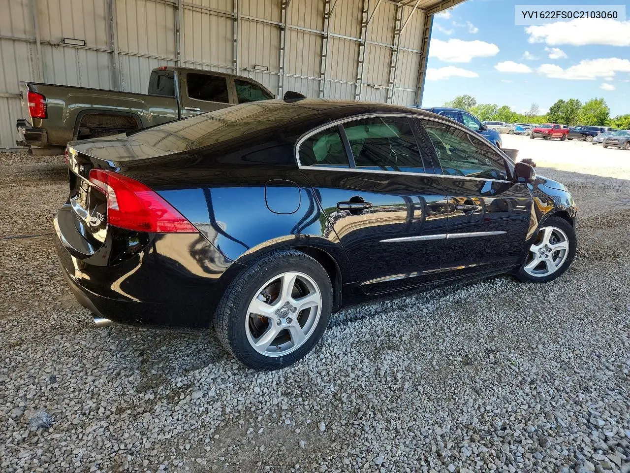 2012 Volvo S60 T5 VIN: YV1622FS0C2103060 Lot: 57237686