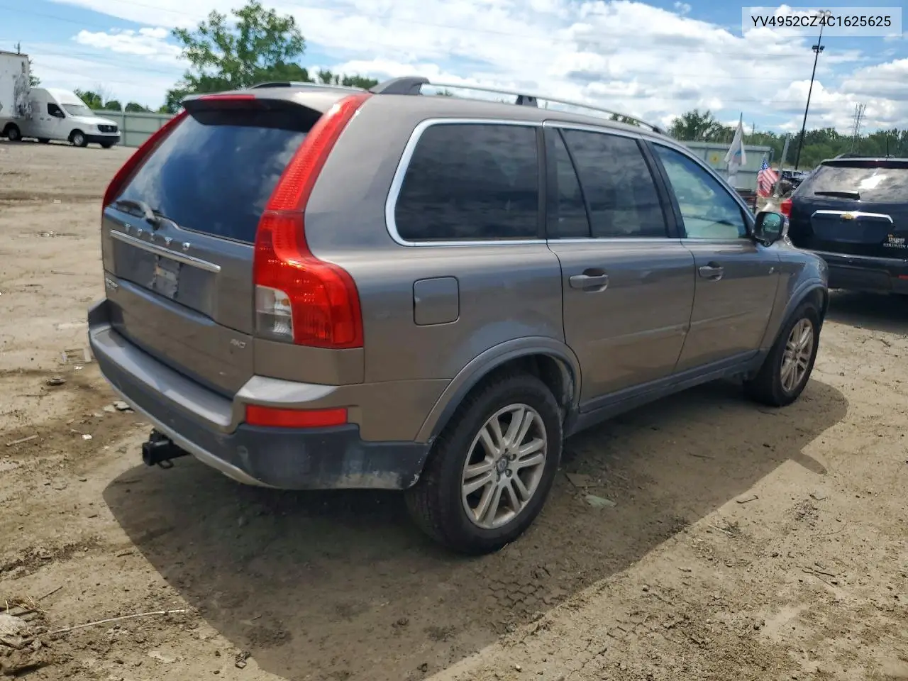 2012 Volvo Xc90 3.2 VIN: YV4952CZ4C1625625 Lot: 57809206
