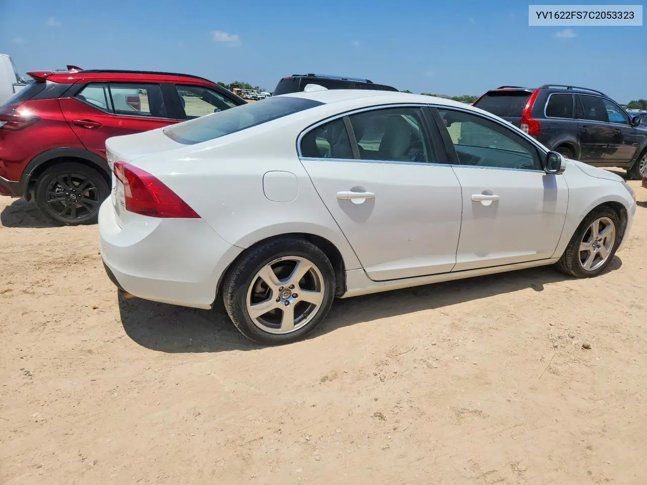 2012 Volvo S60 T5 VIN: YV1622FS7C2053323 Lot: 57910236