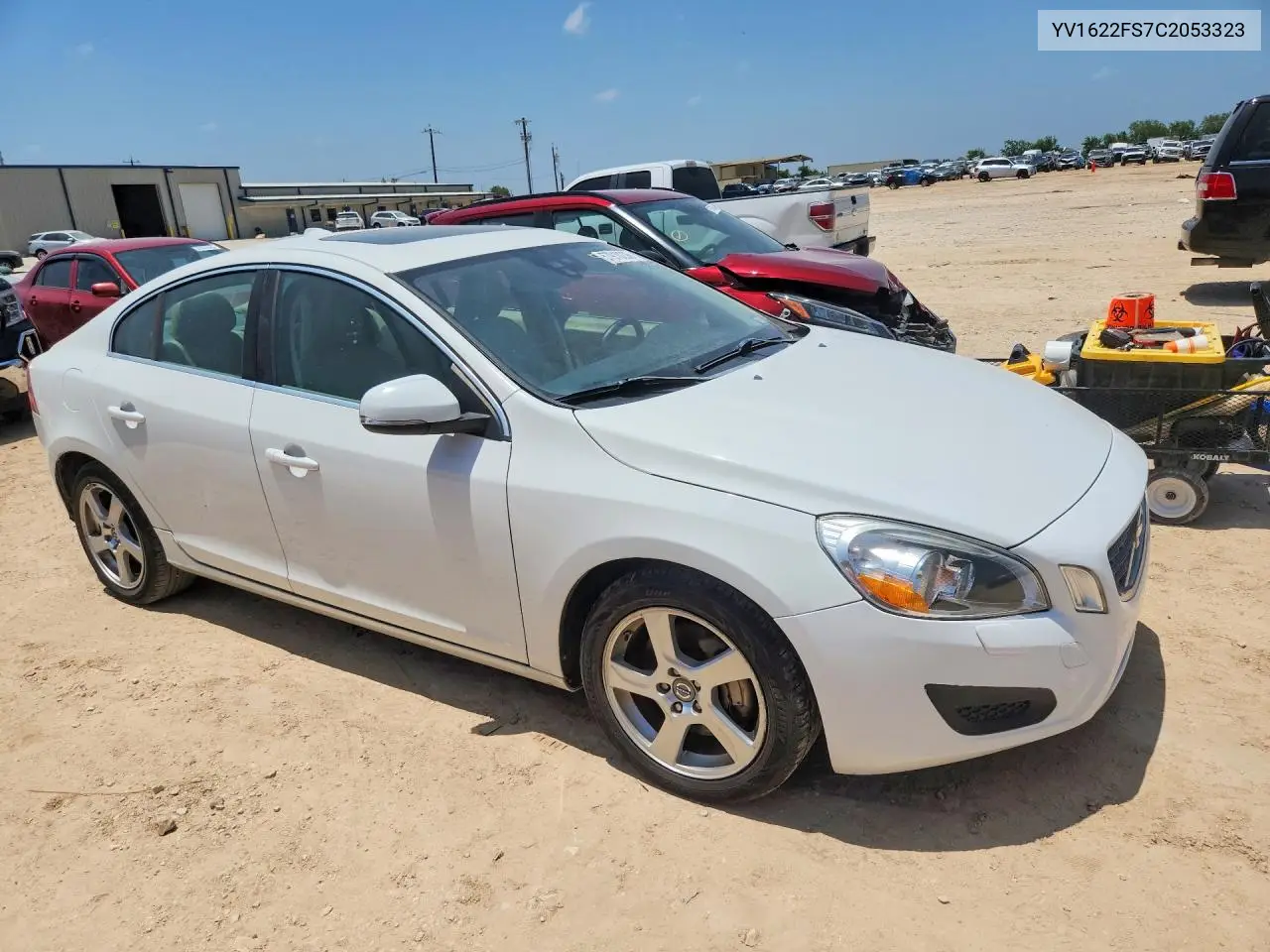 2012 Volvo S60 T5 VIN: YV1622FS7C2053323 Lot: 57910236