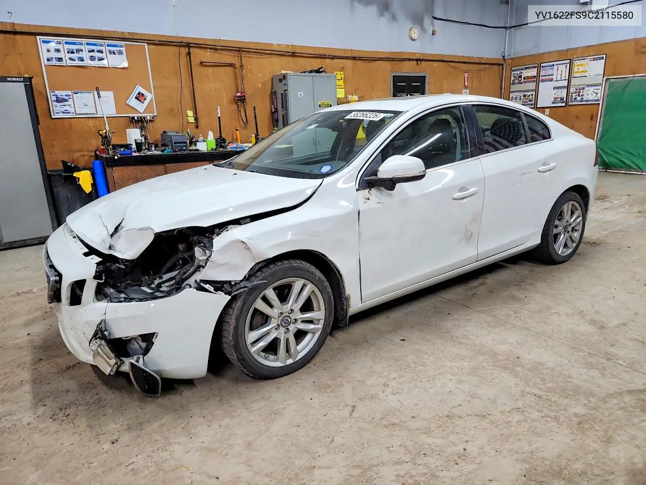 2012 Volvo S60 T5 VIN: YV1622FS9C2115580 Lot: 58266226
