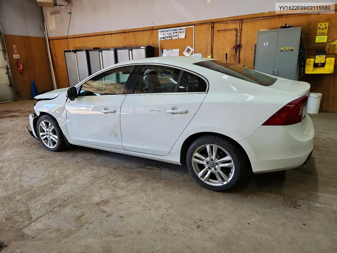2012 Volvo S60 T5 VIN: YV1622FS9C2115580 Lot: 58266226