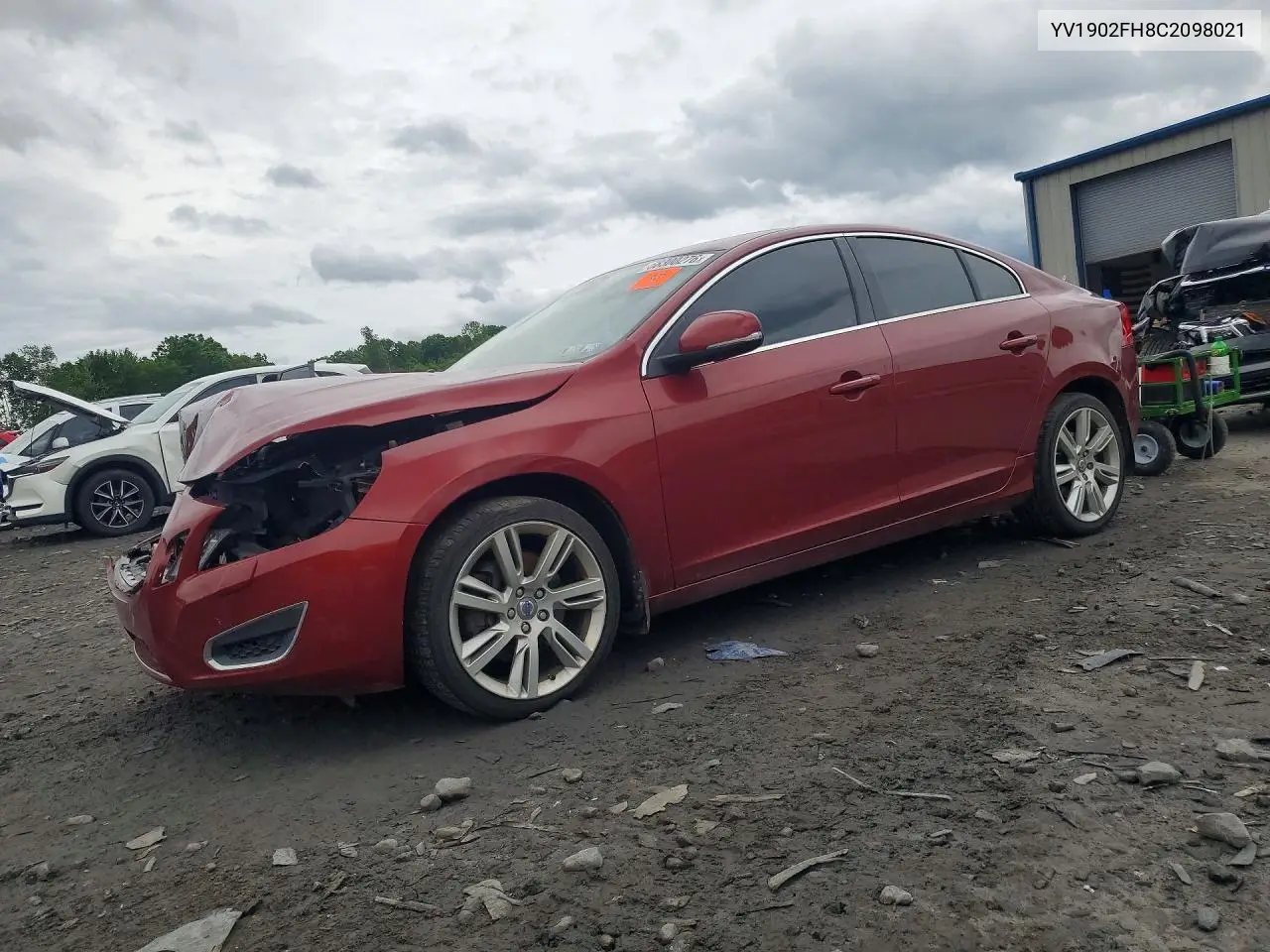 2012 Volvo S60 T6 VIN: YV1902FH8C2098021 Lot: 58300276