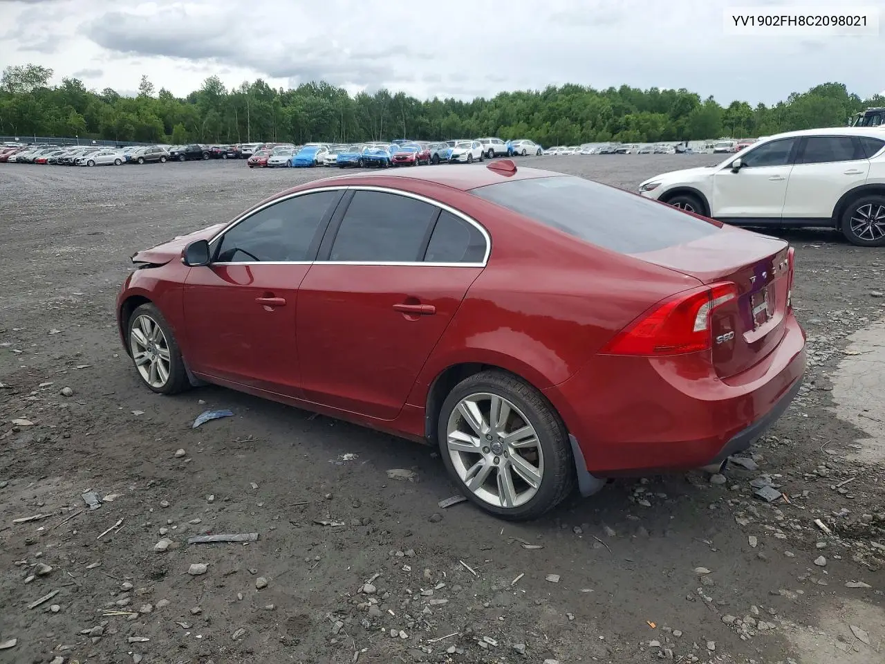 2012 Volvo S60 T6 VIN: YV1902FH8C2098021 Lot: 58300276