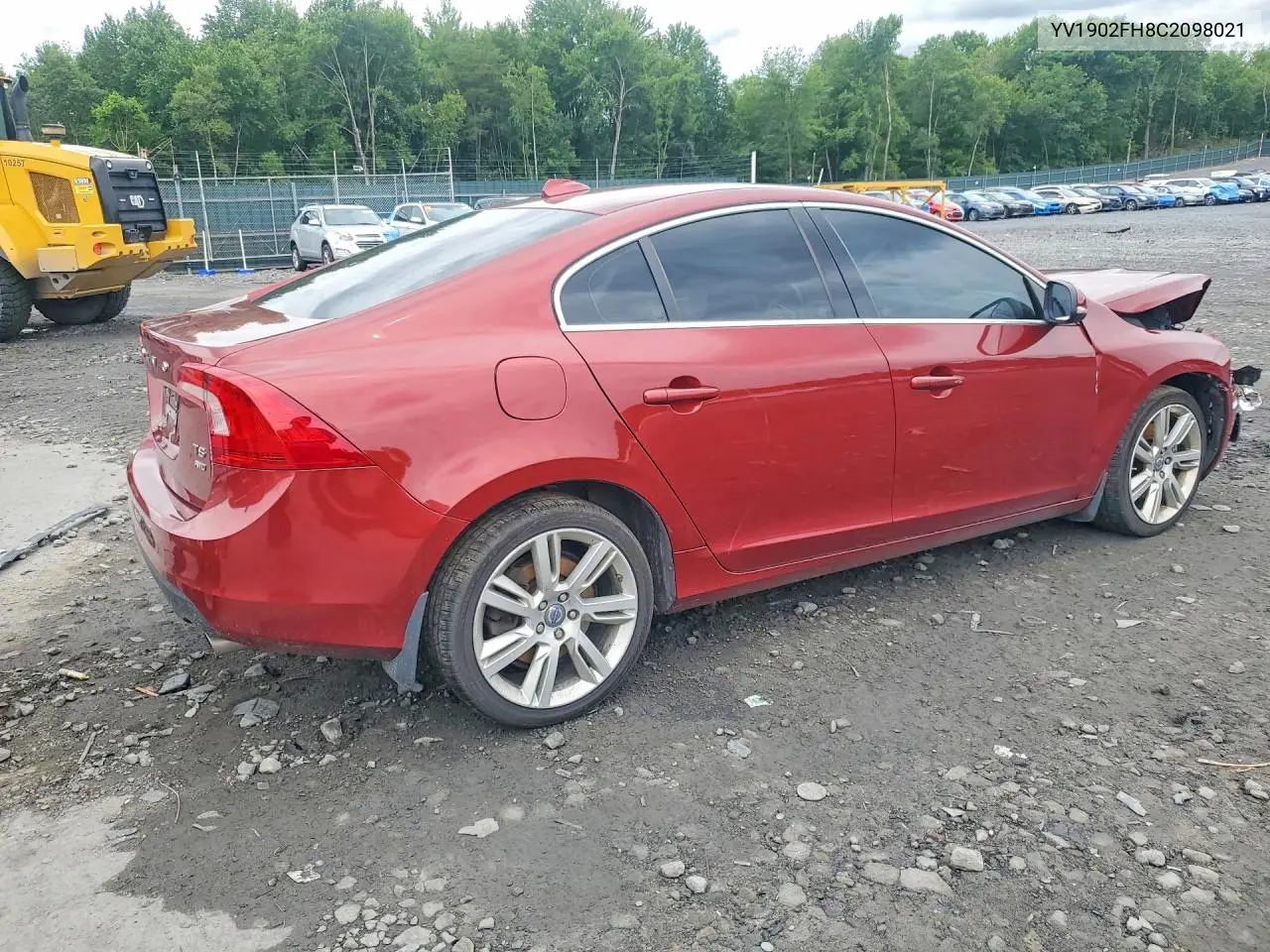 2012 Volvo S60 T6 VIN: YV1902FH8C2098021 Lot: 58300276