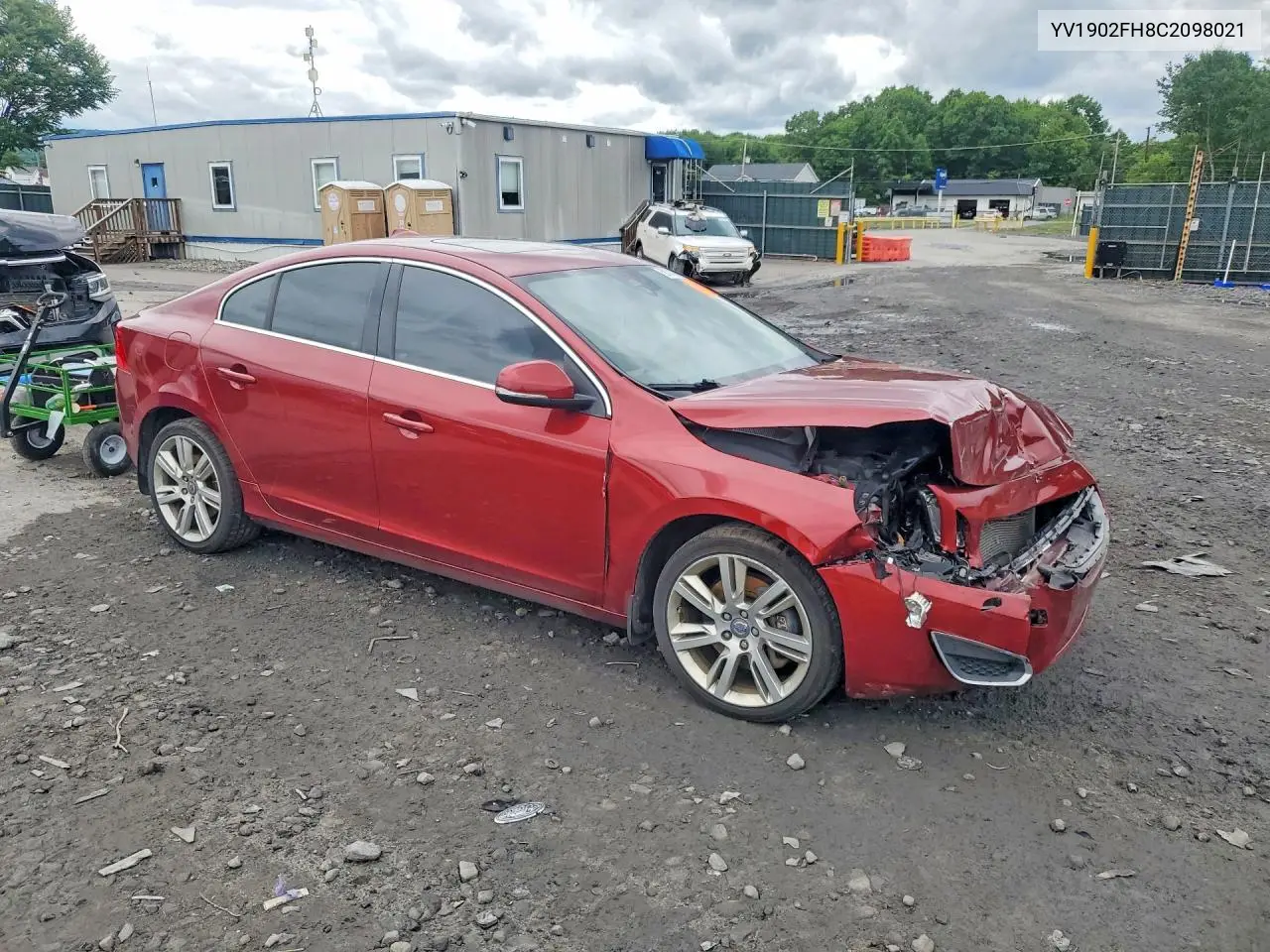 2012 Volvo S60 T6 VIN: YV1902FH8C2098021 Lot: 58300276