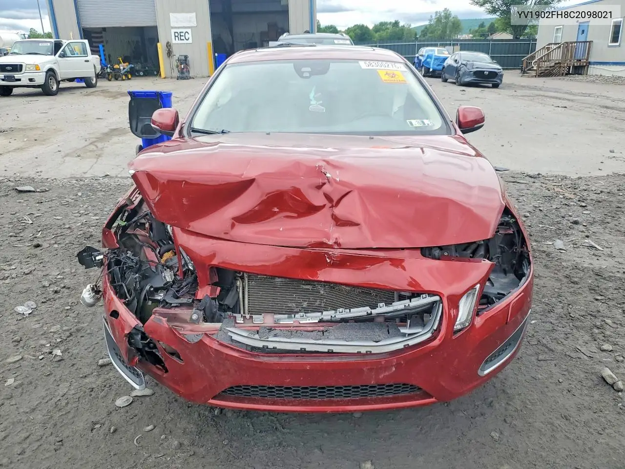 2012 Volvo S60 T6 VIN: YV1902FH8C2098021 Lot: 58300276
