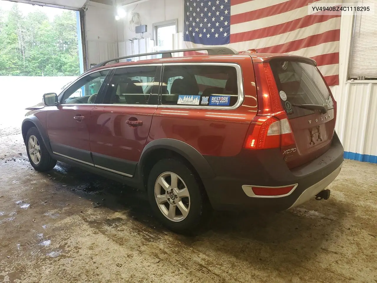 2012 Volvo Xc70 3.2 VIN: YV4940BZ4C1118295 Lot: 58422396