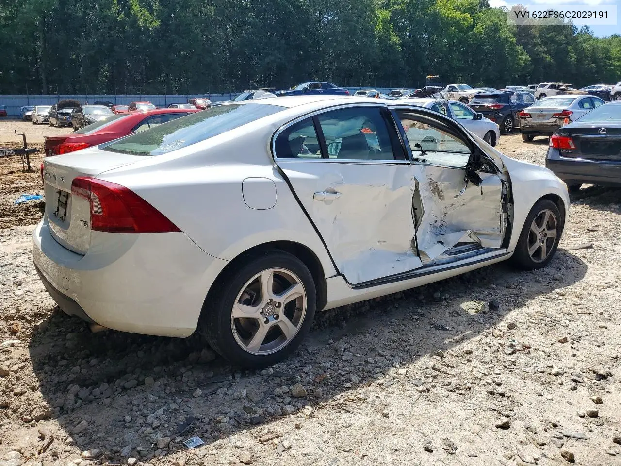 2012 Volvo S60 T5 VIN: YV1622FS6C2029191 Lot: 58424576