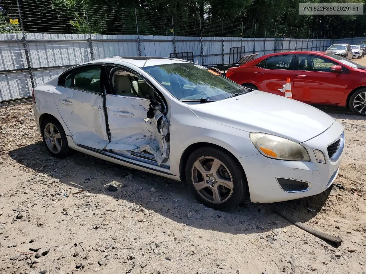 2012 Volvo S60 T5 VIN: YV1622FS6C2029191 Lot: 58424576