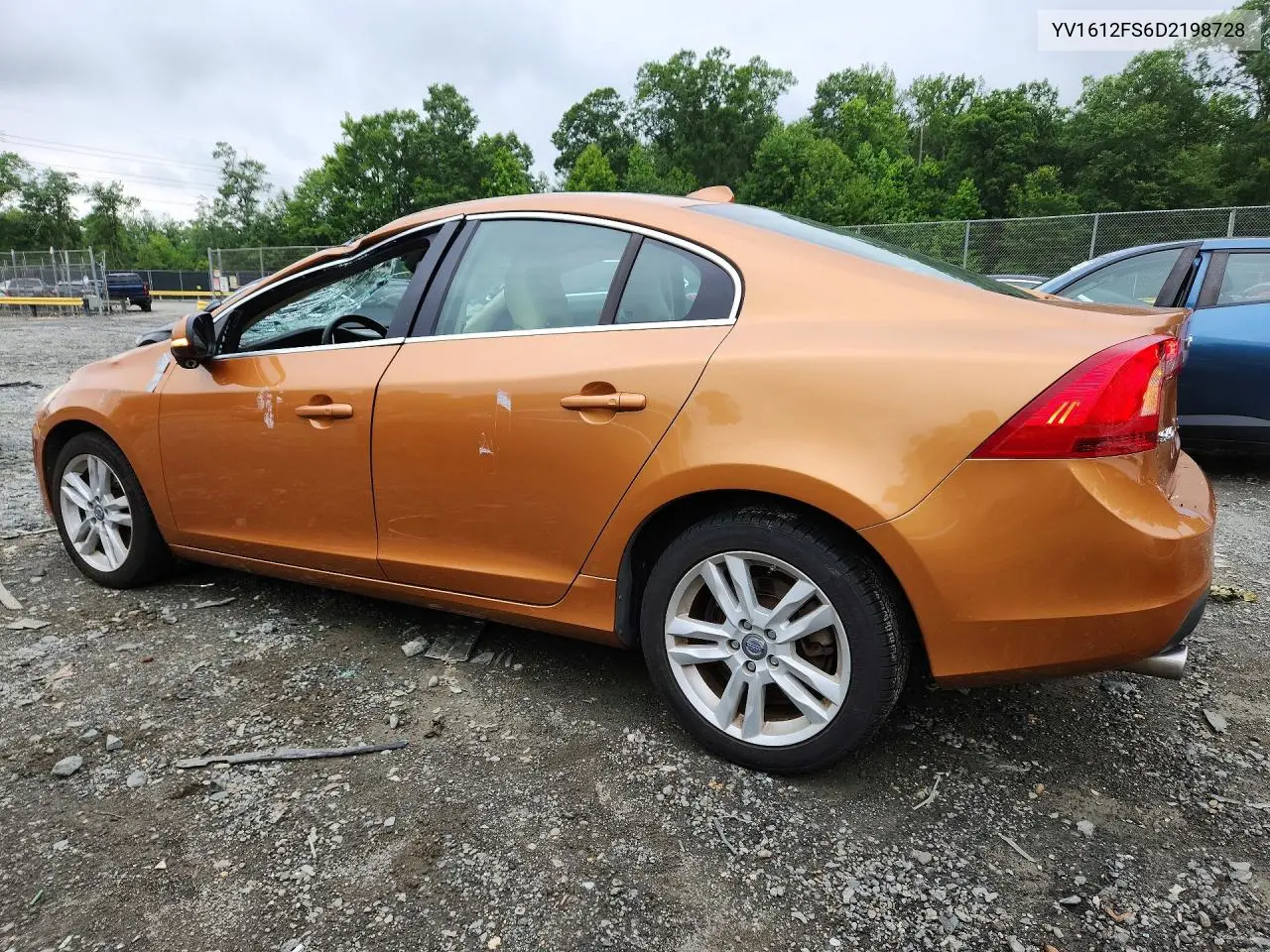 2013 Volvo S60 T5 VIN: YV1612FS6D2198728 Lot: 58118896
