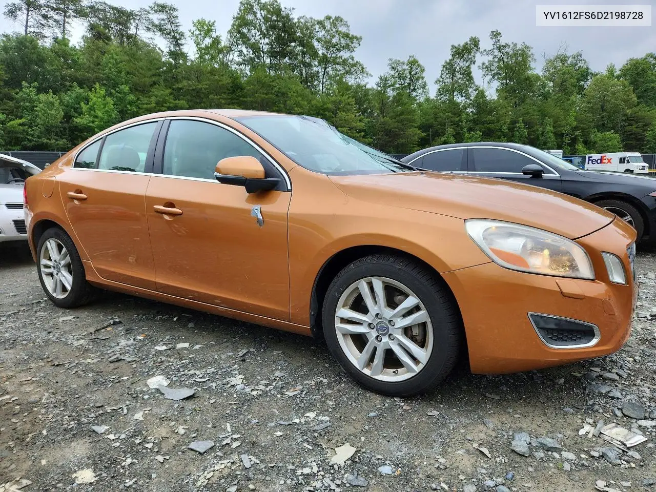 2013 Volvo S60 T5 VIN: YV1612FS6D2198728 Lot: 58118896