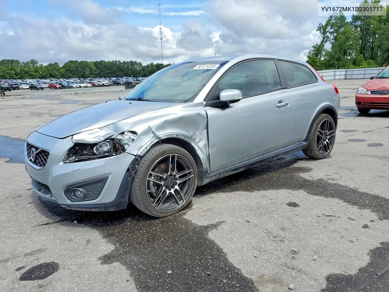 2013 Volvo C30 T5 VIN: YV1672MK1D2301717 Lot: 58121026