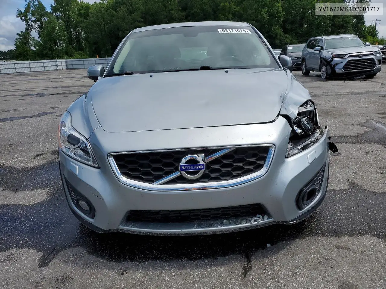 2013 Volvo C30 T5 VIN: YV1672MK1D2301717 Lot: 58121026