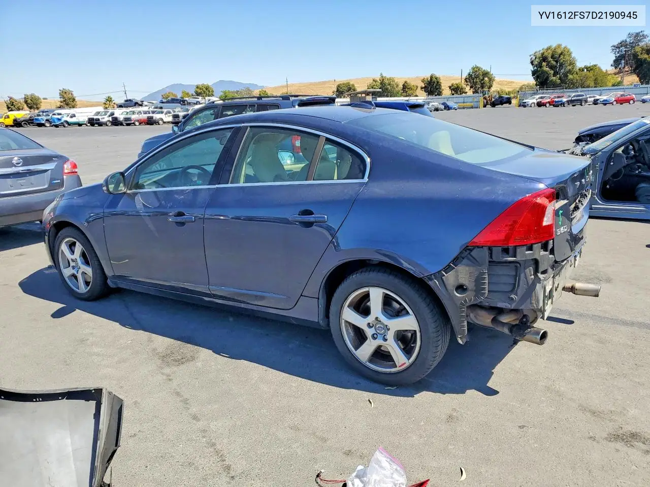 2013 Volvo S60 T5 VIN: YV1612FS7D2190945 Lot: 58323326