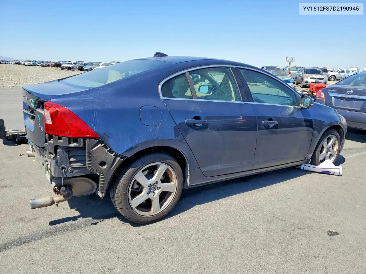 2013 Volvo S60 T5 VIN: YV1612FS7D2190945 Lot: 58323326