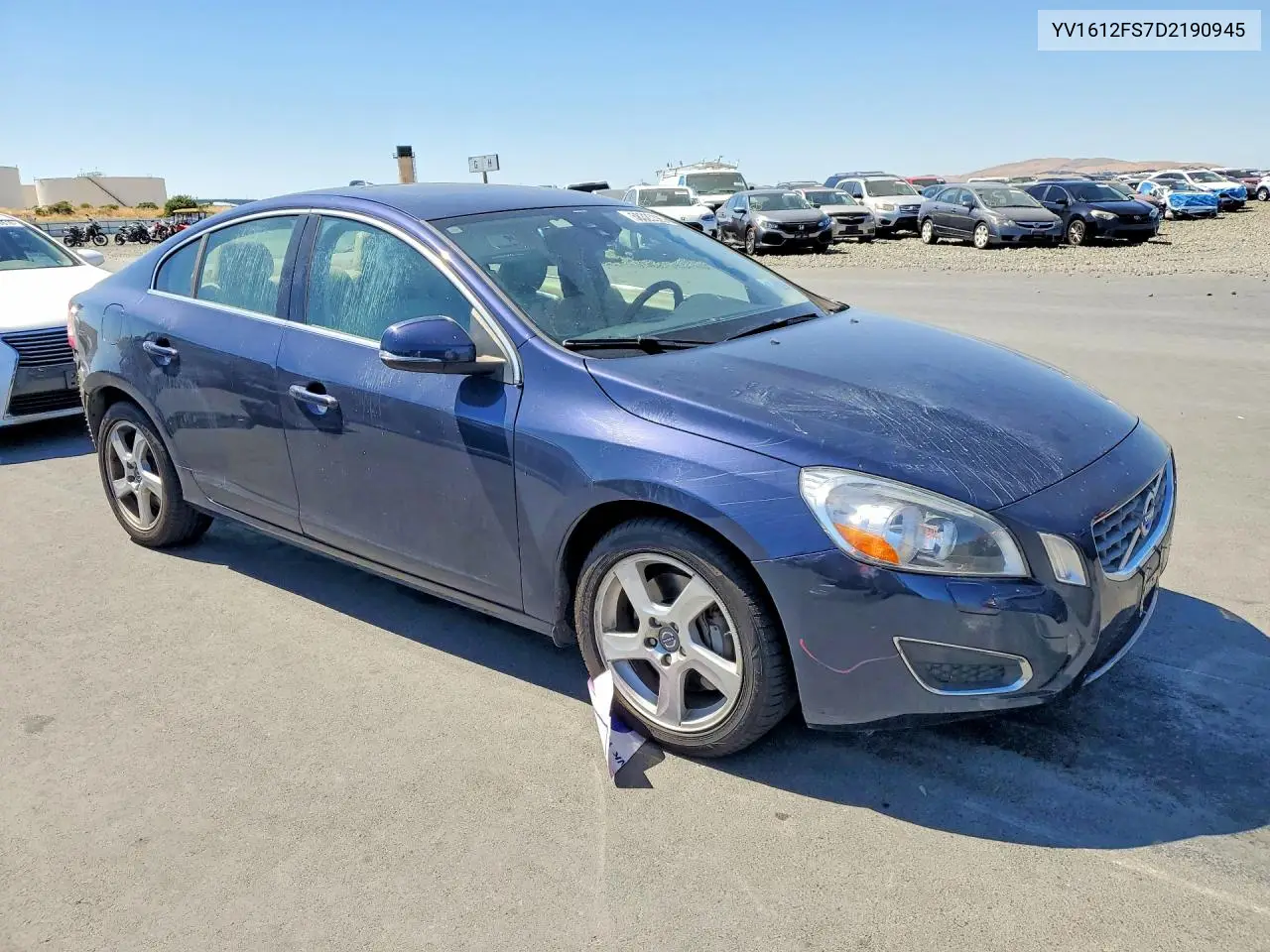 2013 Volvo S60 T5 VIN: YV1612FS7D2190945 Lot: 58323326