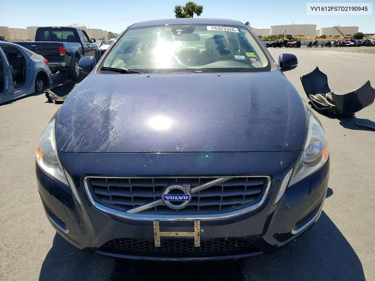 2013 Volvo S60 T5 VIN: YV1612FS7D2190945 Lot: 58323326