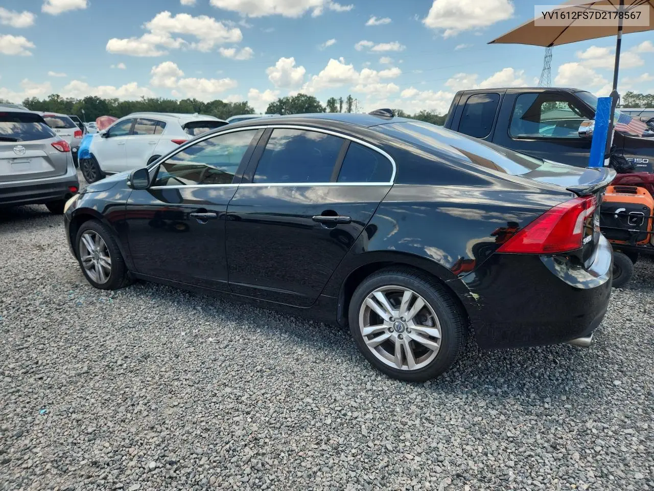 2013 Volvo S60 T5 VIN: YV1612FS7D2178567 Lot: 58424816