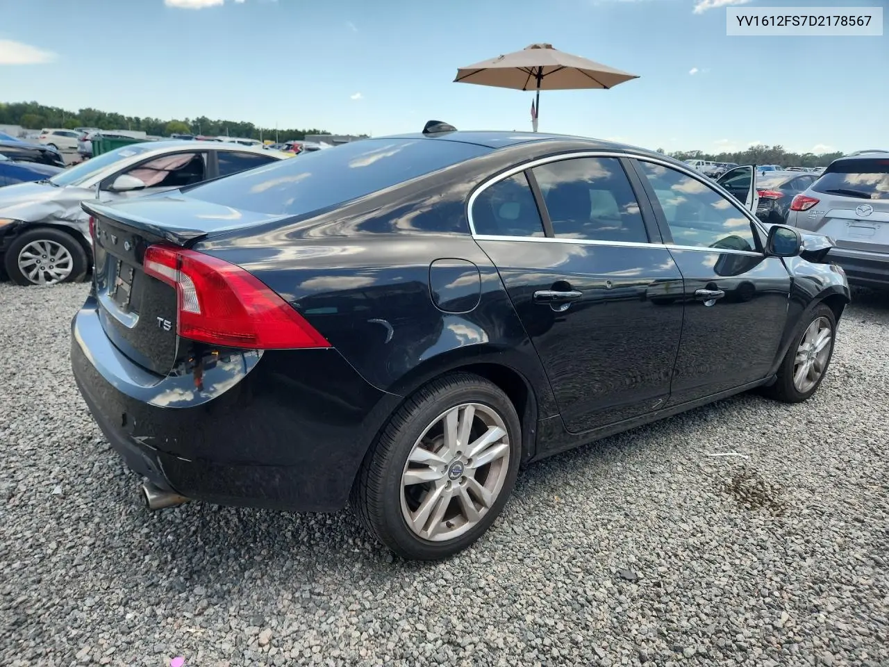 2013 Volvo S60 T5 VIN: YV1612FS7D2178567 Lot: 58424816