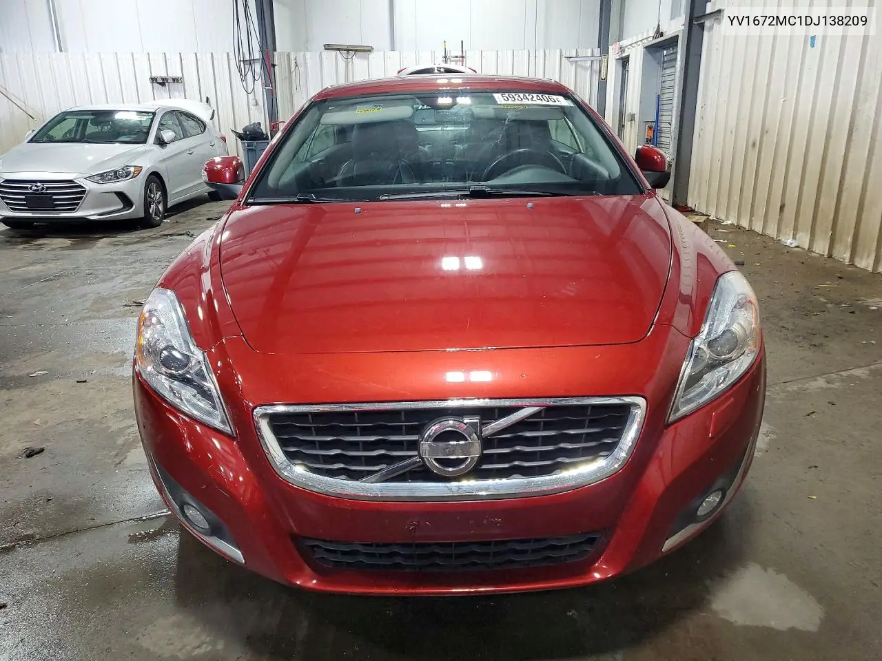 2013 Volvo C70 T5 VIN: YV1672MC1DJ138209 Lot: 59342406