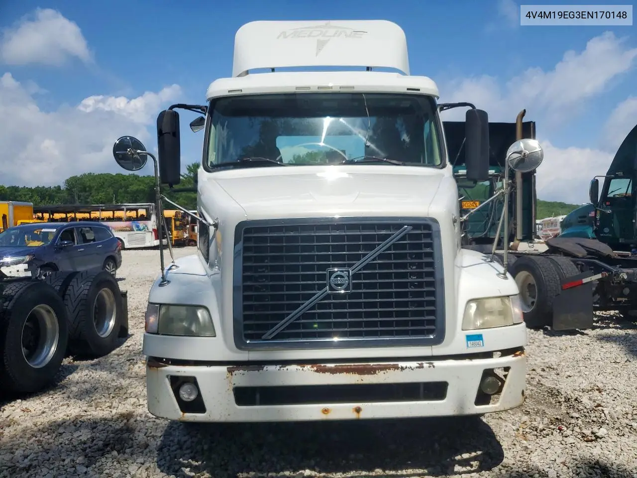 2014 Volvo Vn Vnm VIN: 4V4M19EG3EN170148 Lot: 61046236